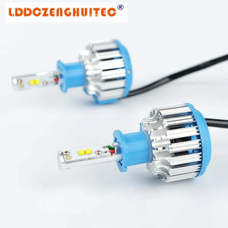 LDDCZENGHUITEC Автомобильные фары 70 Вт 9005 лм/комплект H1 H7 H4 Hi/Lo H11 9006 HB3 HB4
