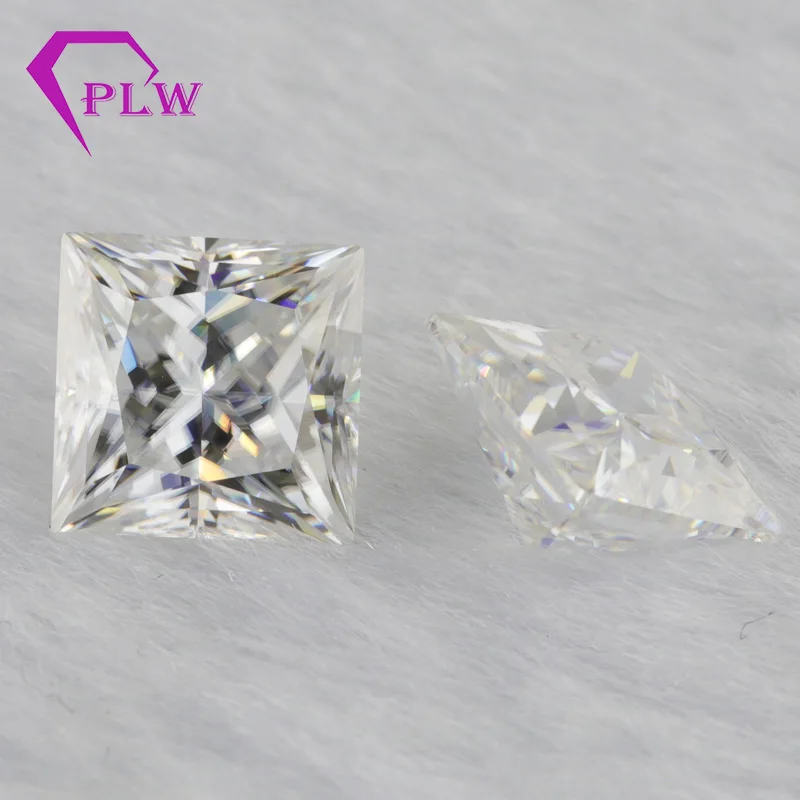 Moissanite/ожерелье серьги из Прованса с драгоценными камнями 1 карат 5 5*5 мм цвет 3ex VVS |