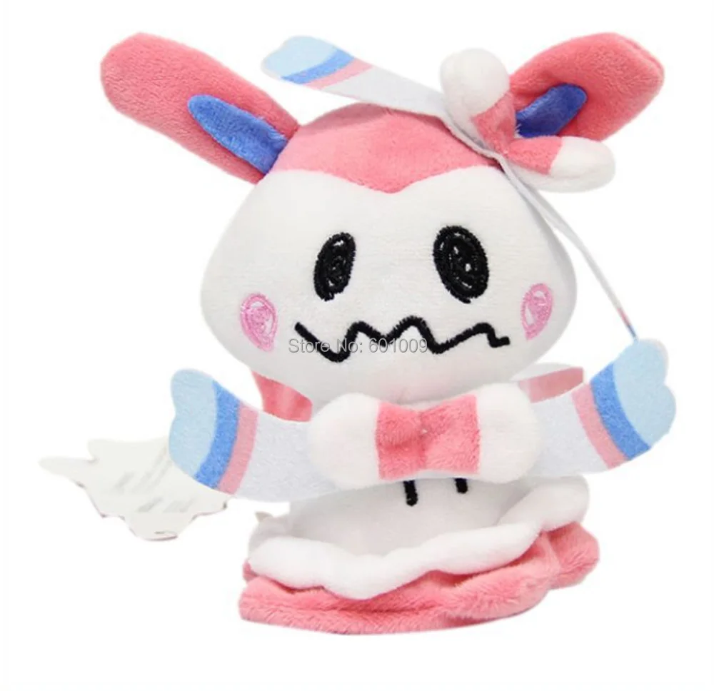 7 шт. Sylveon Umbreon Flareon Vaporeon Jolteon Espeon из анимационного сериала &quotКосплэй Mimikyu 4&quot 10 см