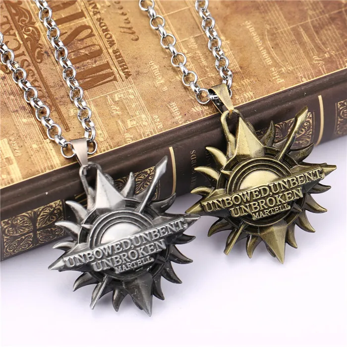 Цепочка с подвеской лед и огонь|song ice fire game|necklace collarcollar necklace |