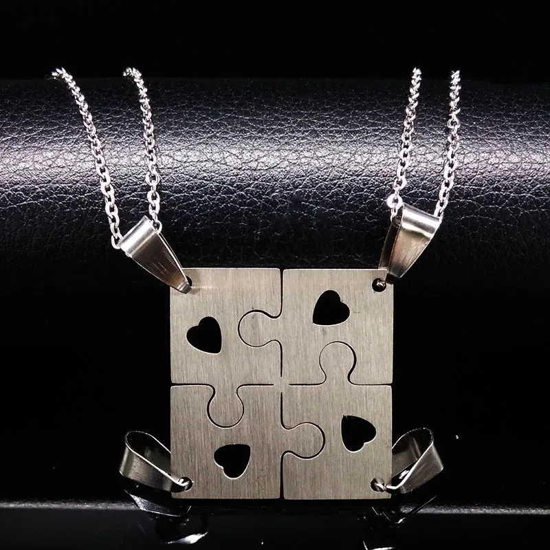 4 шт. женское колье из нержавеющей стали|best friends pendant|friends pendantsbest pendant necklace |