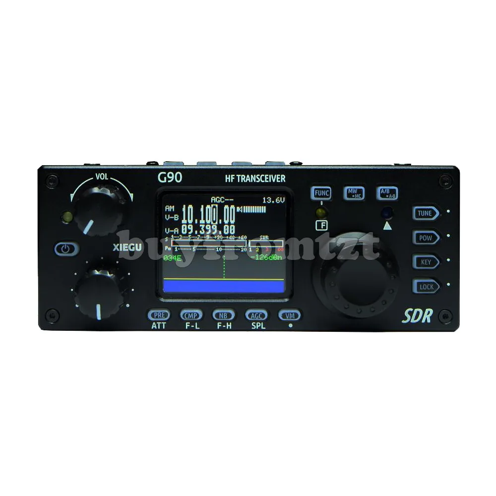 Открытый коротковолновый радио SDR портативный приемопередатчик HF 20 Вт SSB/CW/AM 0,5-30 МГц W/Встроенный антенный тюнер XIEGU G90 если выход