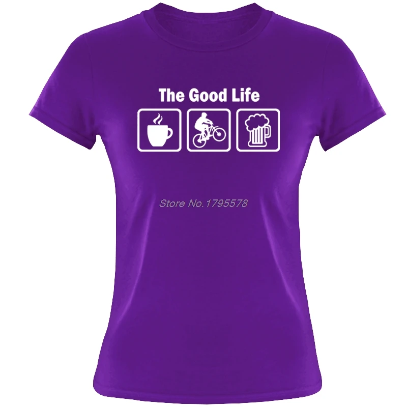 Футболка The Good Life женская с коротким рукавом Модный хлопковый топ круглым вырезом