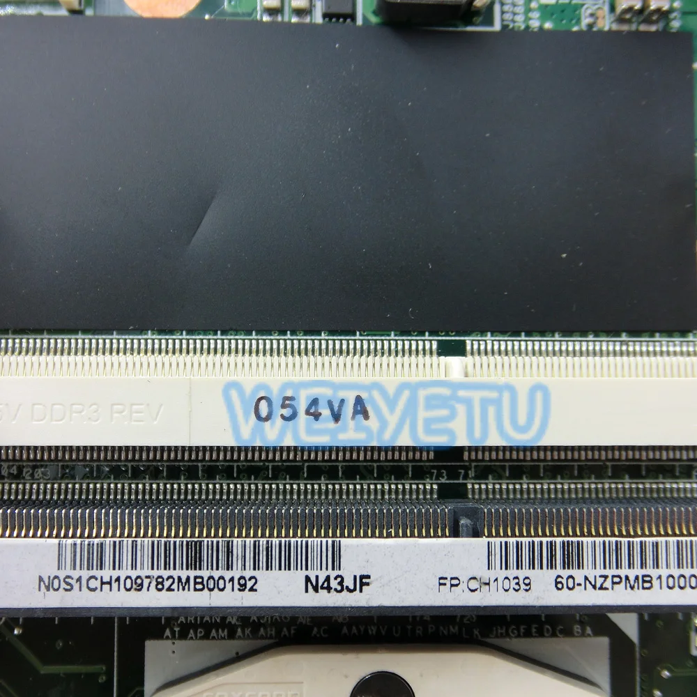 N43JF HM55 GT 425M 1G N11E-GS-A1 Motherboard for ASUS N43JQ N43J N43JM Laptop Mainboard GT425M 1GB 100% Tested |