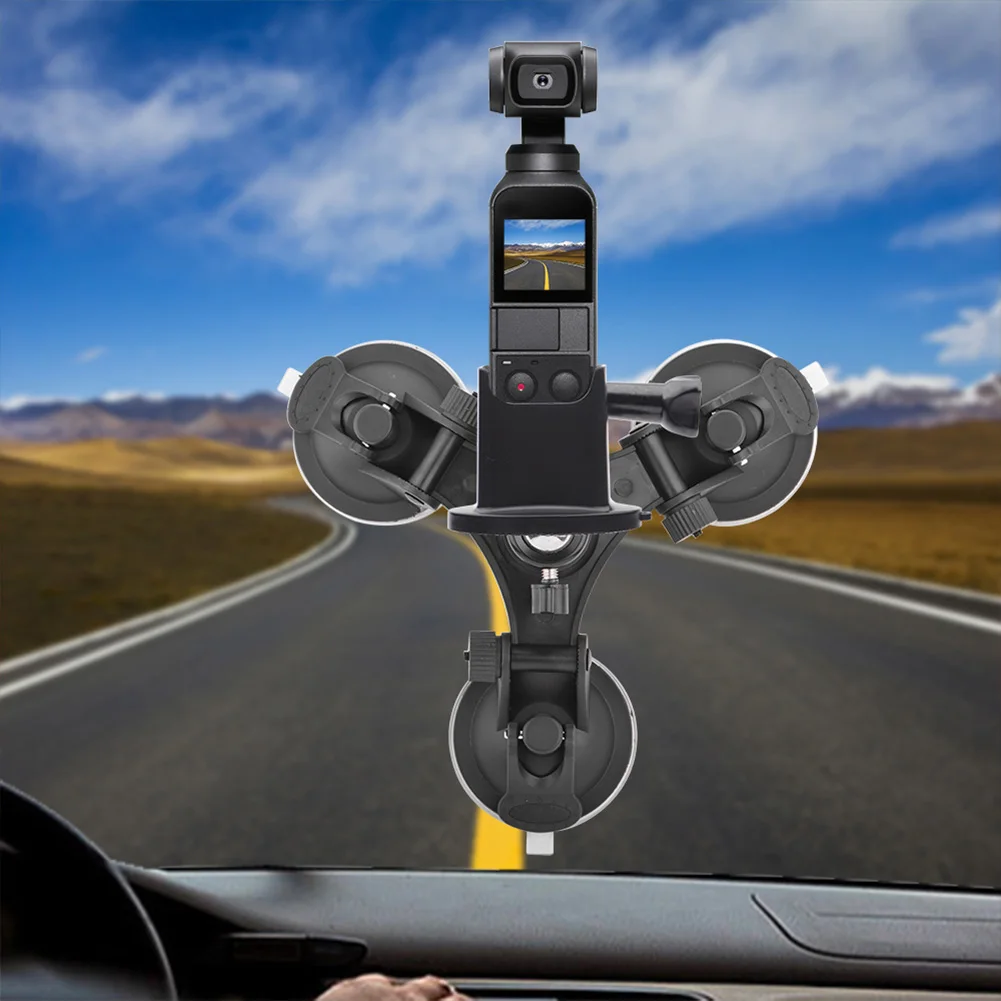 Новый автомобильный держатель на присоске для DJI Osmo Pocket DC128|Кронштейны мониторов|