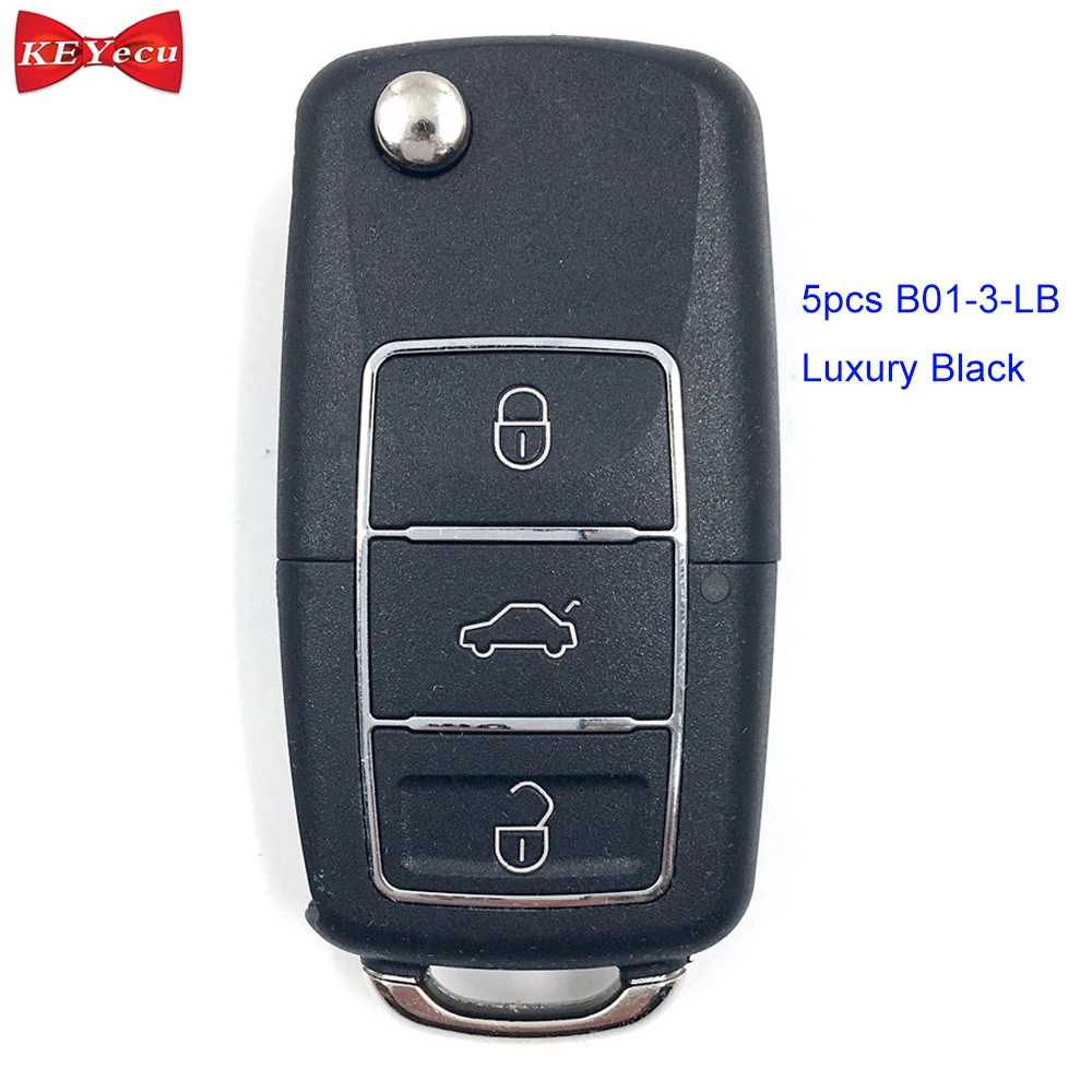 5 шт. KEYDIY B01-3-LB роскошный черный Универсальный пульт дистанционного управления B-Series для KD-X2 KD900 KD900+ URG200