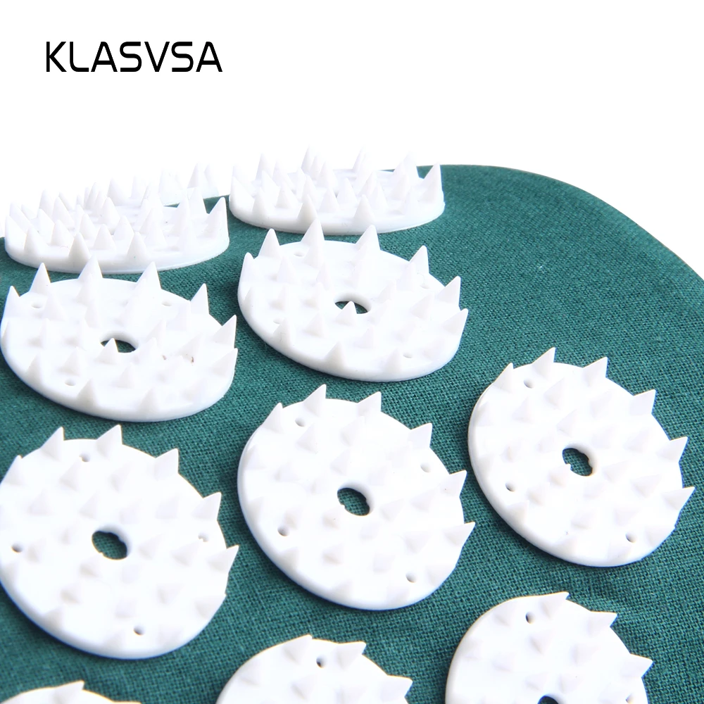 KLASVSA Массажер для акупрессуры Подушка иглоукалывание стресс коврик для рефлексотерапии голова назад ноги боли в ногах Расслабление здоровье