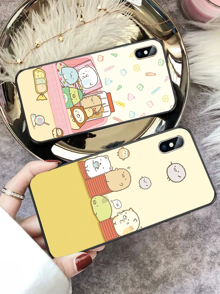 Силиконовый чехол sumikko gurashi Rilakkuma для iPhone 5 5S 6 6S Plus 7 8 11 Pro X XS Max XR | Мобильные телефоны