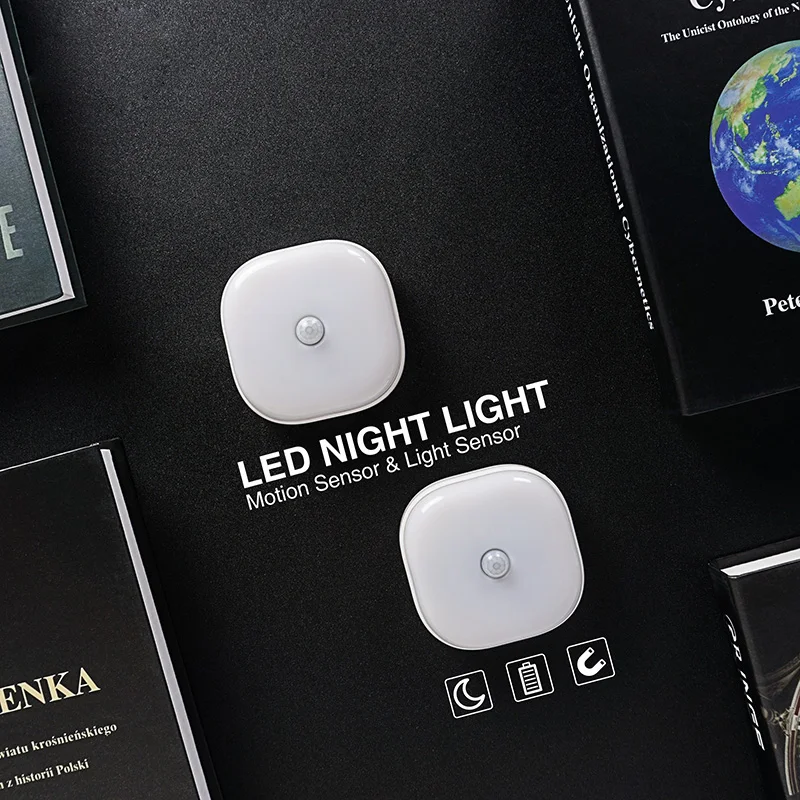 3AAA беспроводной светодиодный датчик движения ночник теплый белый 10 s умный ИК