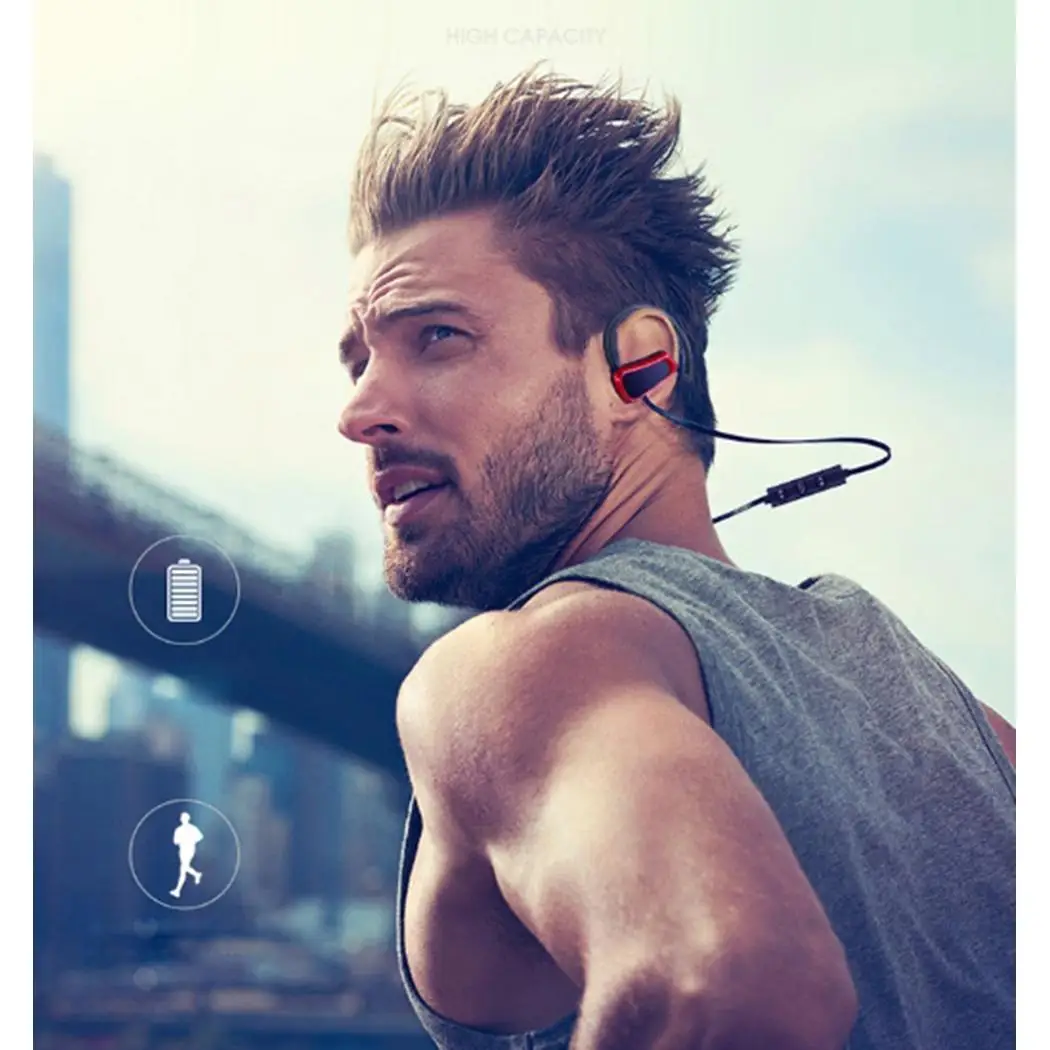 Общие беспроводные Bluetooth стерео наушники вкладыши спортивные простой дизайн и