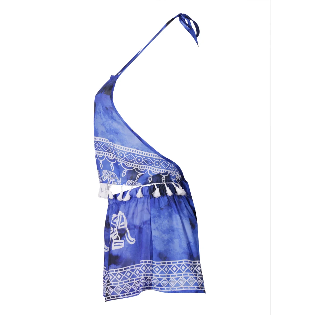 Женский сексуальный костюм знаменитости мини пляжного типа комбинезон со слоном