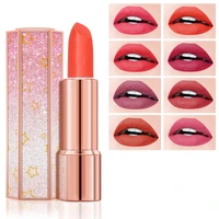 aliver lipsticks starlight lipstick matte pearlescent easy to color makeup 8 color lip gloss makeup lipstick