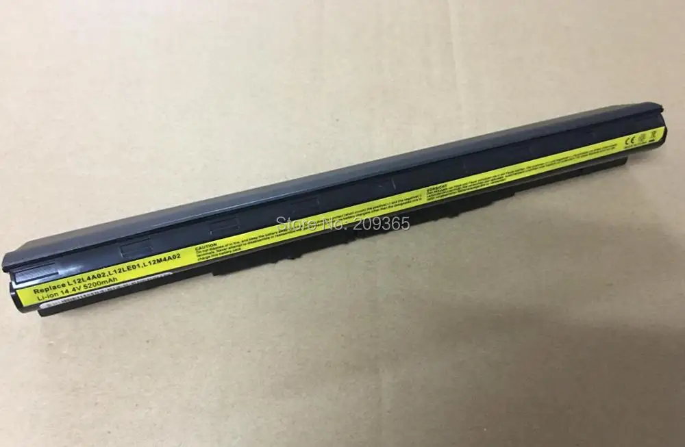 Аккумулятор 5200mAh для Lenovo IdeaPad G400s Z710 L12M4E01 14.4V 8-ячеечный L12M4A02 L12S4A02 L12S4E01 121500171.