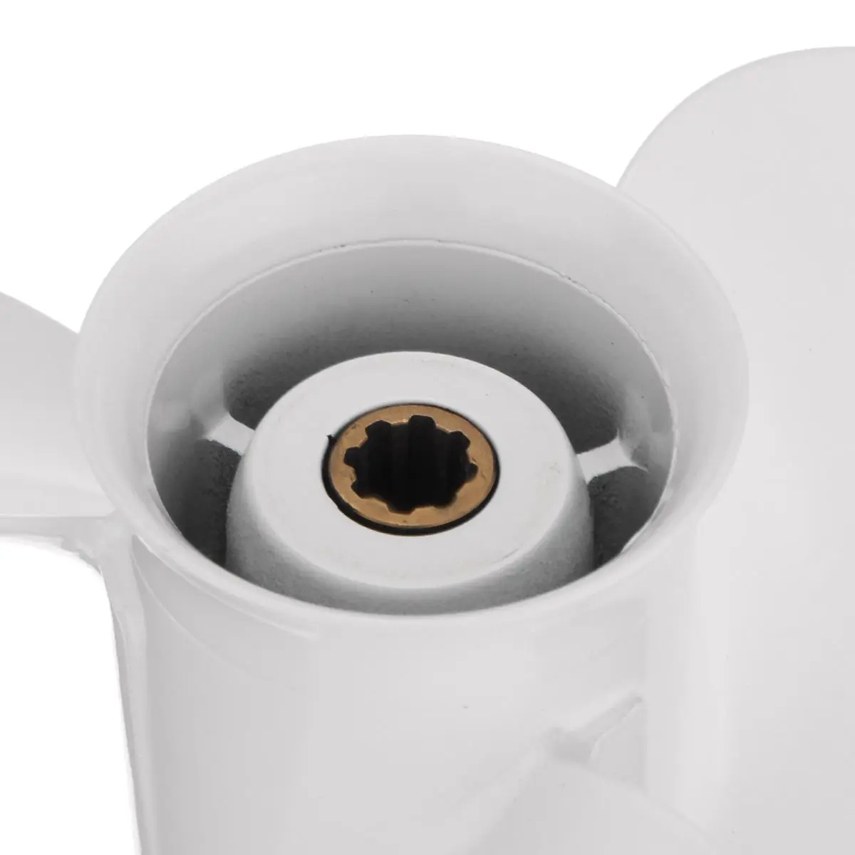 683-45943-00-EL Алюминий сплав 9 1/4x10 1/2 подвесной пропеллеры для Yamaha 9,9-20HP 8 сплайн зуб R вращения белого цвета В комплект входят 3 лезвия