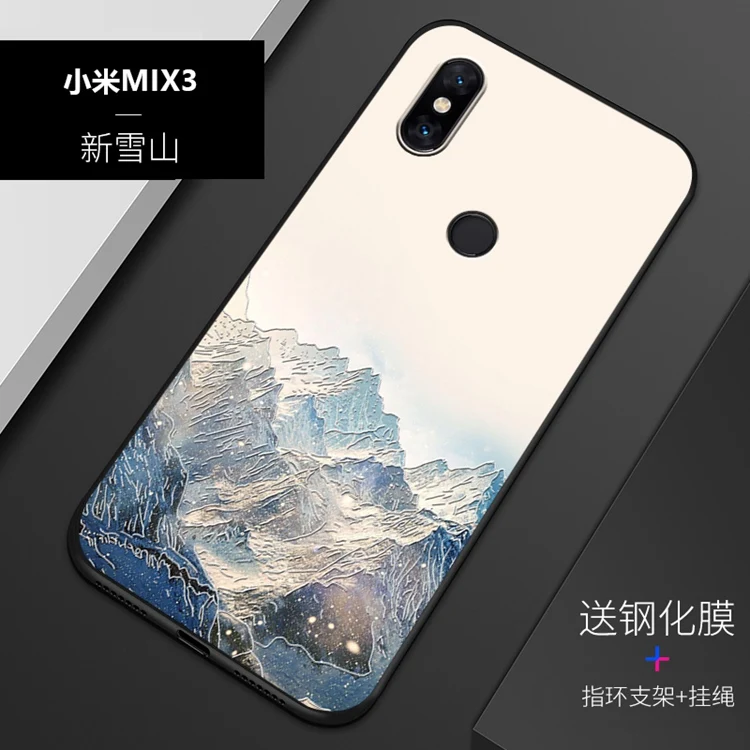 Рельефный Винтажный чехол в японском и восточном стиле для Xiaomi mi mix 3 mix3 крана с