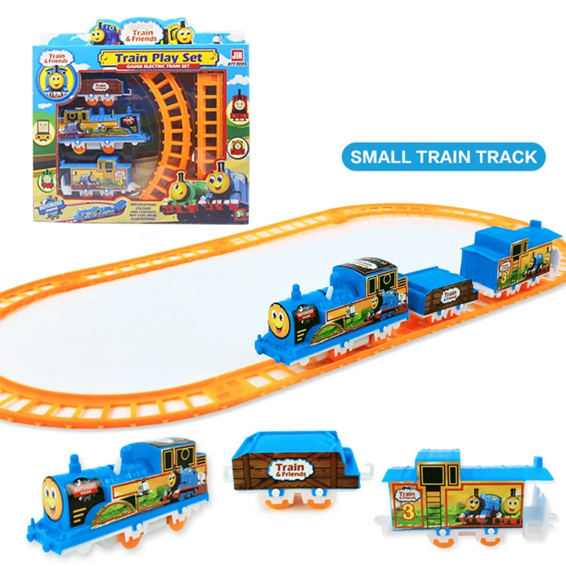 Сборная модель детского электрического игрушечного автомобиля на трассе с возможностью создания 3D-конструкции своими руками в качестве обучающего подарка для мальчиков.