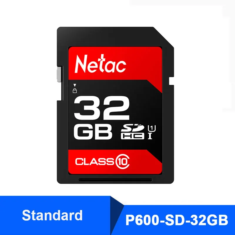 P600-SD-32GB Netac камера sd-карта 16 ГБ 32 ГБ 64 ГБ 128 ГБ 256 ГБ Micro SDHC/SDXC карта памяти плюс OTG кардридер флэш-карты для Canon Nikon - Емкость: P600-SD-32GB