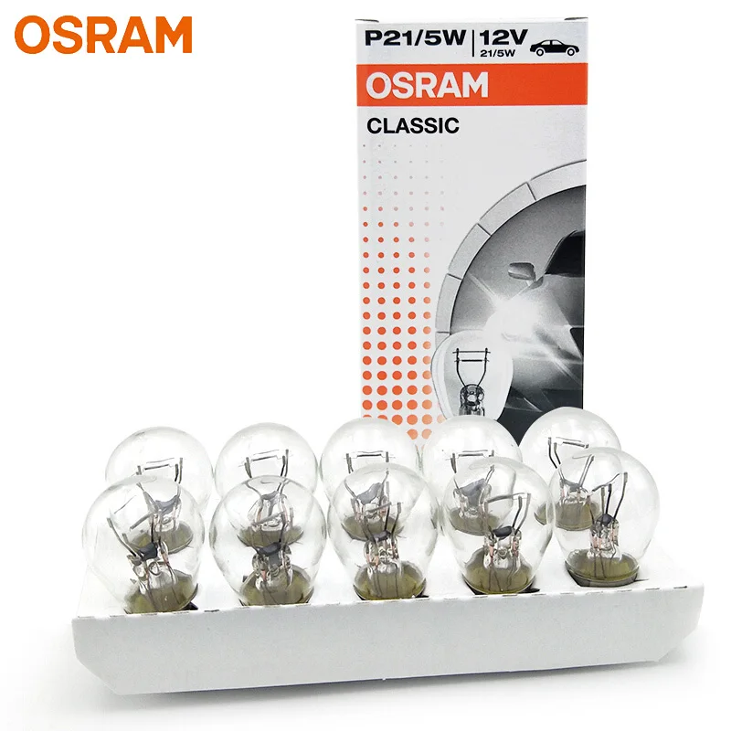 OSRAM 7528 P21/5W Стандартный Металлический Цоколь указатель поворота лампа для