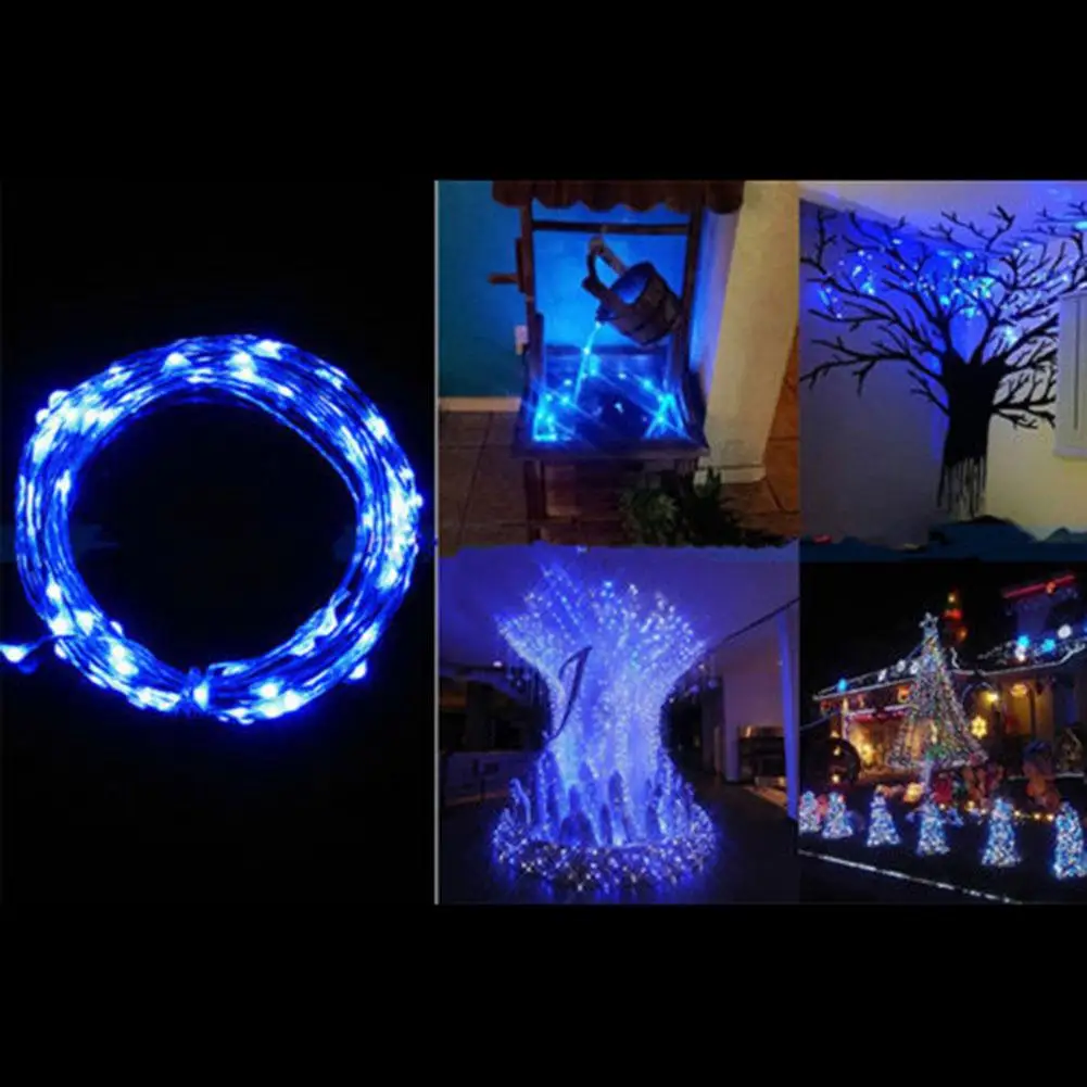 Декоративные светодиодные гирлянды из медной проволоки 2 м 20 LED 3 AA на батарейках