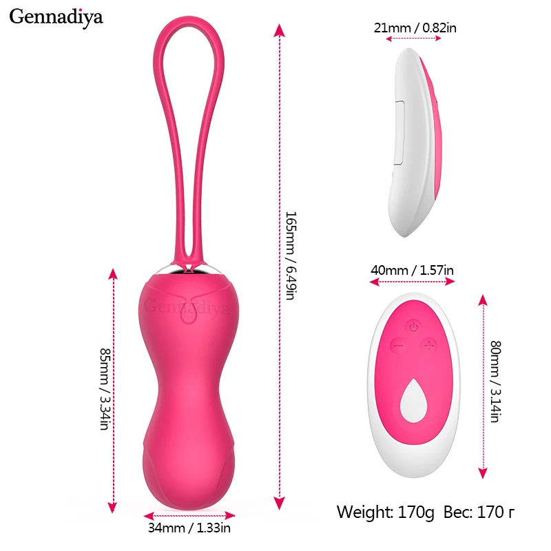 Вибрирующее яйцо для упражнений 10 скоростей укрепления влагалища Кегеля