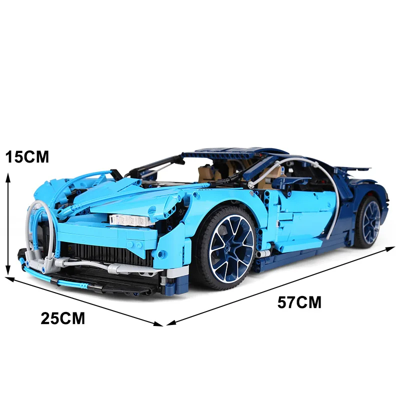 20086 Bugatti чугун гоночный автомобиль наборы совместимы с 42083 строительные блоки технические серии модельный кирпич игрушки для