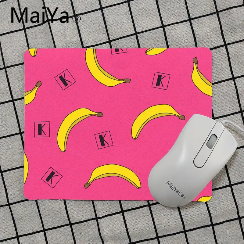 Maiya Высокое качество мультфильм искусство Банан Фрукты удобный коврик для мыши