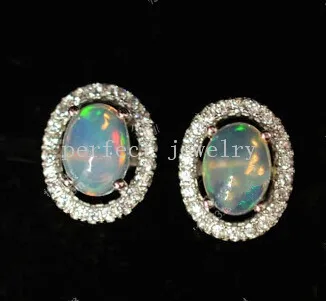 Набор украшений из натурального опала 1 шт кольцо подвеска пара