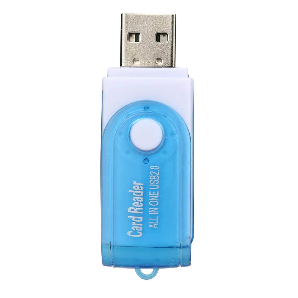 Кардридер USB 2 многофункциональный кардридер для карт памяти Micro SD/TF M2 MMC SDHC MS Duo 12
