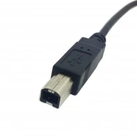 100 шт. USB 2 0 B Тип папа к женскому принтеру сканер жесткий диск удлинитель Кабель с