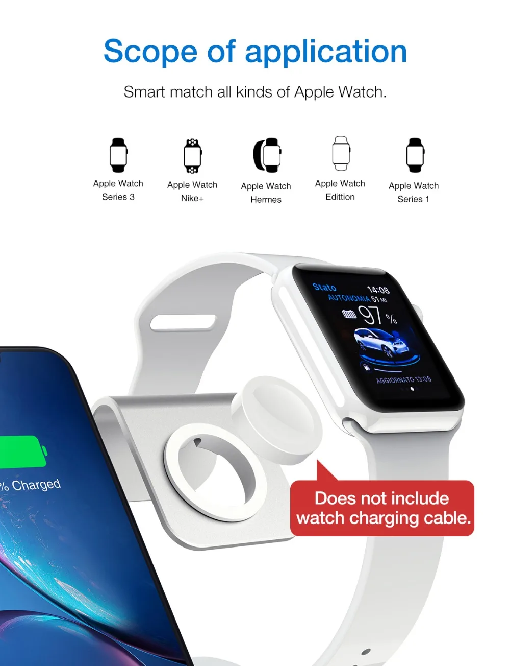 Bestand 3 в 1 Алюминиевая Подставка для Apple iPhone X/8/XS/XR зарядная станция для Airpods watch Qi быстрая Беспроводная зарядная док-станция