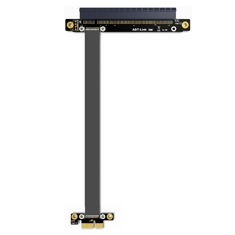 Новый адаптер PCI E 1X к 16X Riser Card удлинитель кабеля PCIe 3 0 X1 Express Видеокарта для BTC Miner