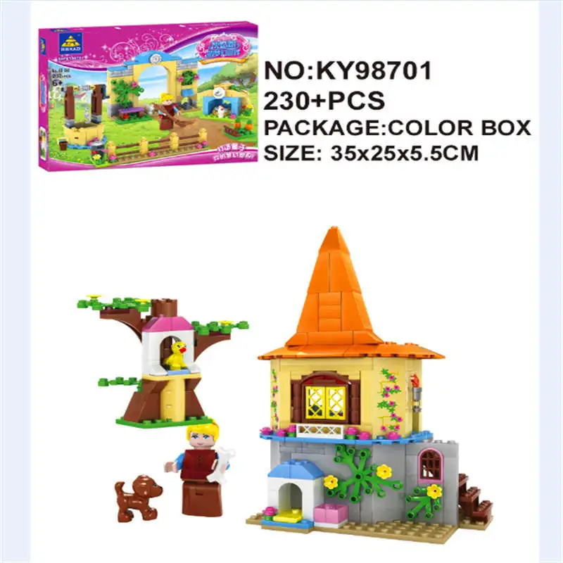 2017 Кази Девушки Игрушки 230 шт. мечта Золушки для девочек серии Модель