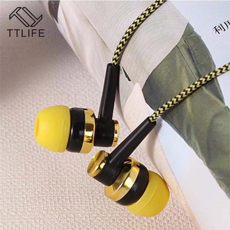 Original TTLIFE Wired Sport Earphone SK38 HiFi Stereo Super Bass Headphone Music In-ear Headset With Mic for Android Phone Xiomi |