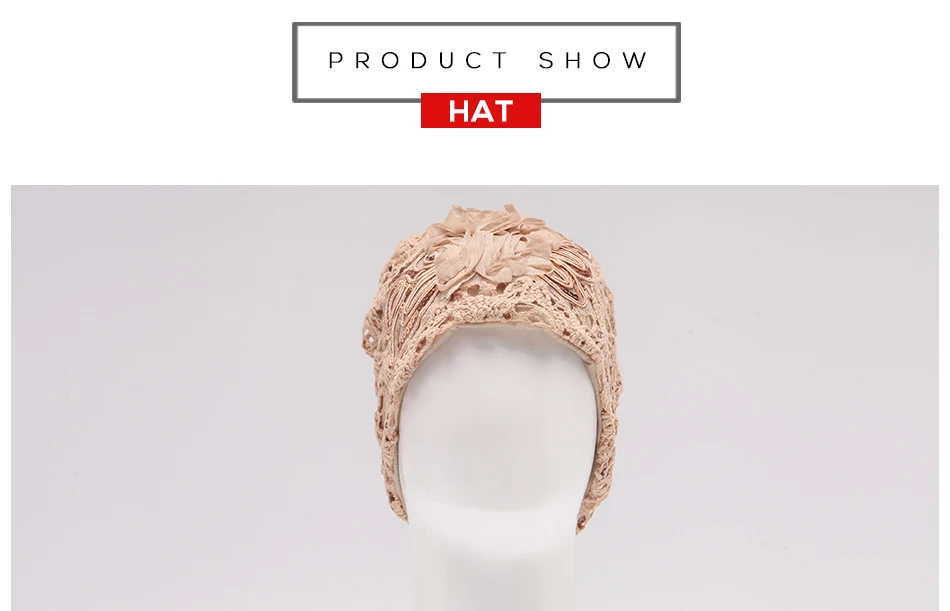 Ladybro зимняя шапка, кружевная шапка Skullies, шапка бини, Женский Повседневный цветочный чепчик, женская черная трикотажная шапка, Весенняя Кепка с блестками