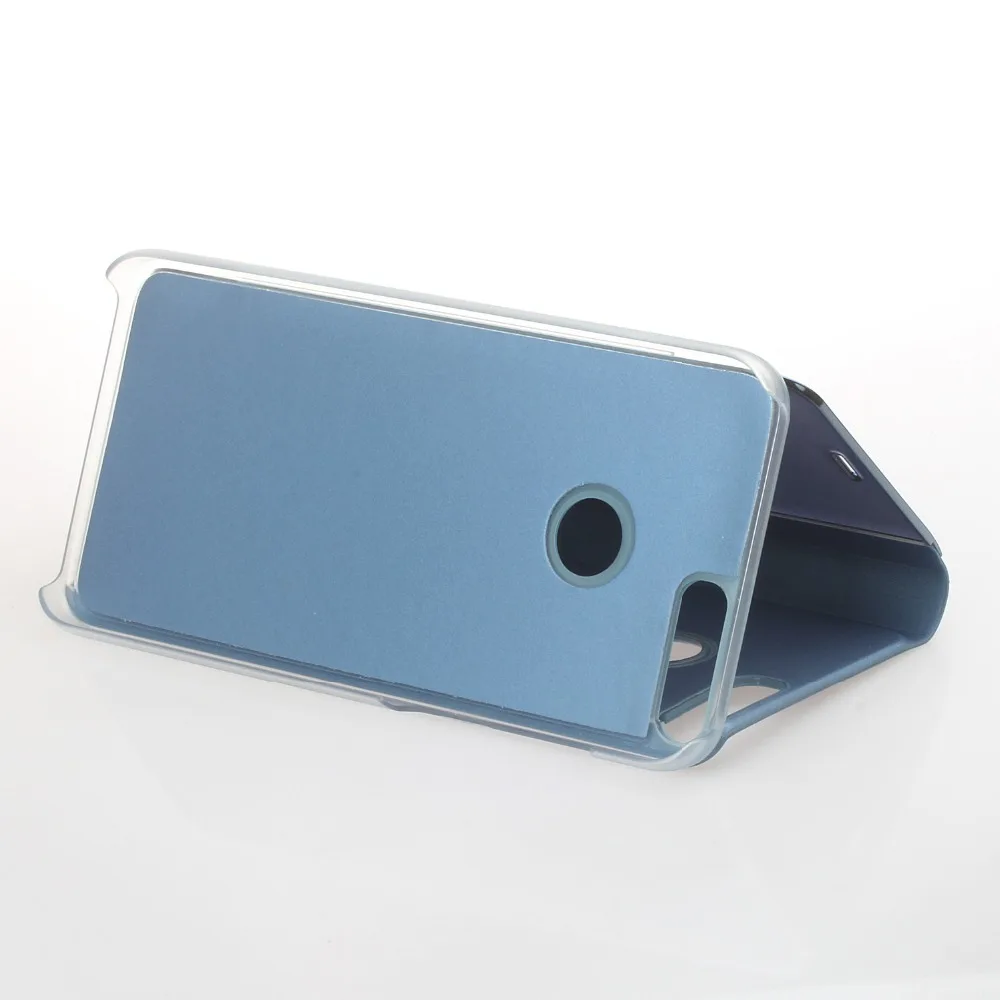 Clear View Smart Mirror Phone Case For iphone 8 7 6 6s Plus Cases Fashion Flip Stand Leather Cover X Xs Max XR Coque | Мобильные
