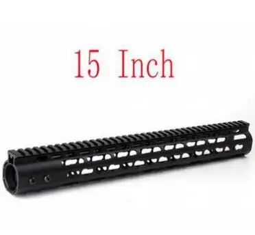 15inch " 9" 1" 12" 13," 15" AR15 поплавок Keymod Handguard Пикатинни для охотничьей тропы тактический прицел Крепление ж/гайка - Цвет: 15inch