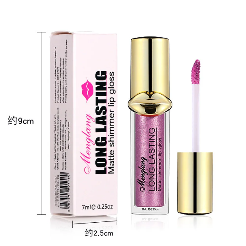 Новая Мода Перламутровые антипригарные чашки блеск для губ водонепроницаемый