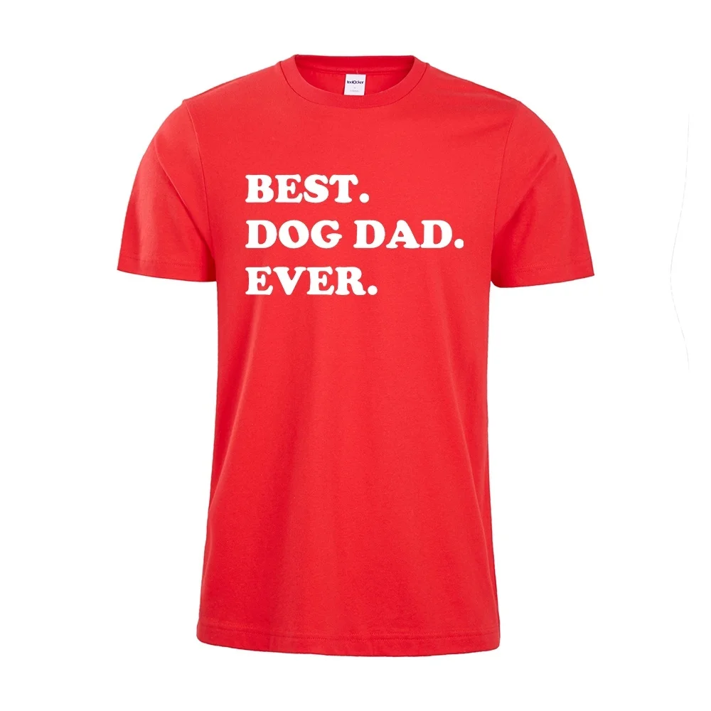 Футболка Best Dog Dad Ever забавная рубашка для отца мужская собак Подарочная