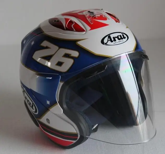 1 Топ горячий шлем Arai мотоциклетный шлем половина шлем с открытым лицом шлем-каска для мотокросса Размер: S M L XL XXL, Capacete - Цвет: 1