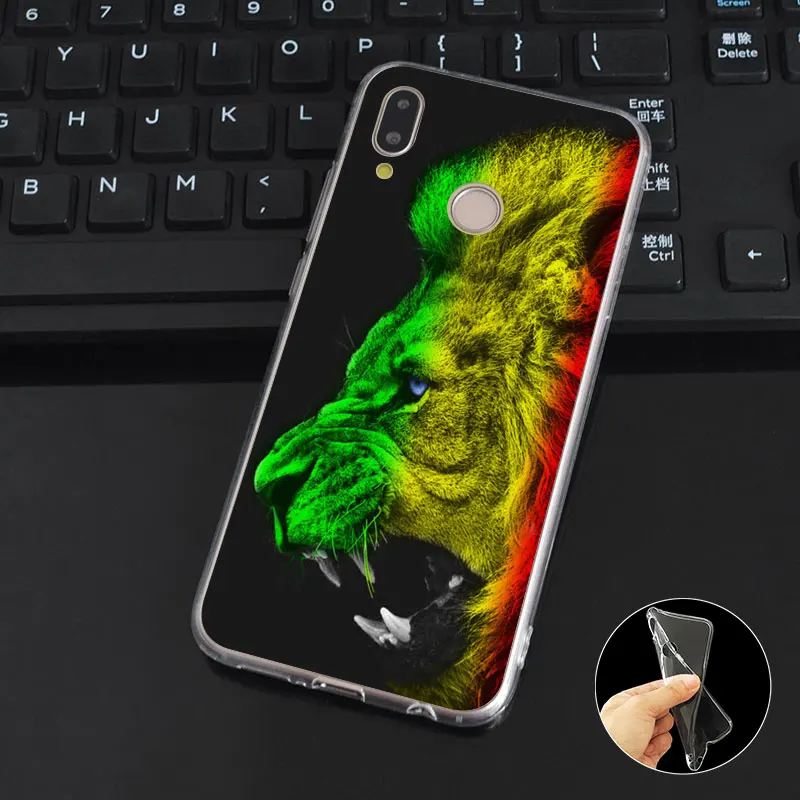 DREAMFOX K167 раста Лев Мягкие TPU силиконовый чехол для huawei Honor 6A 6C 7X9 10 P20 Lite pro P Smart |