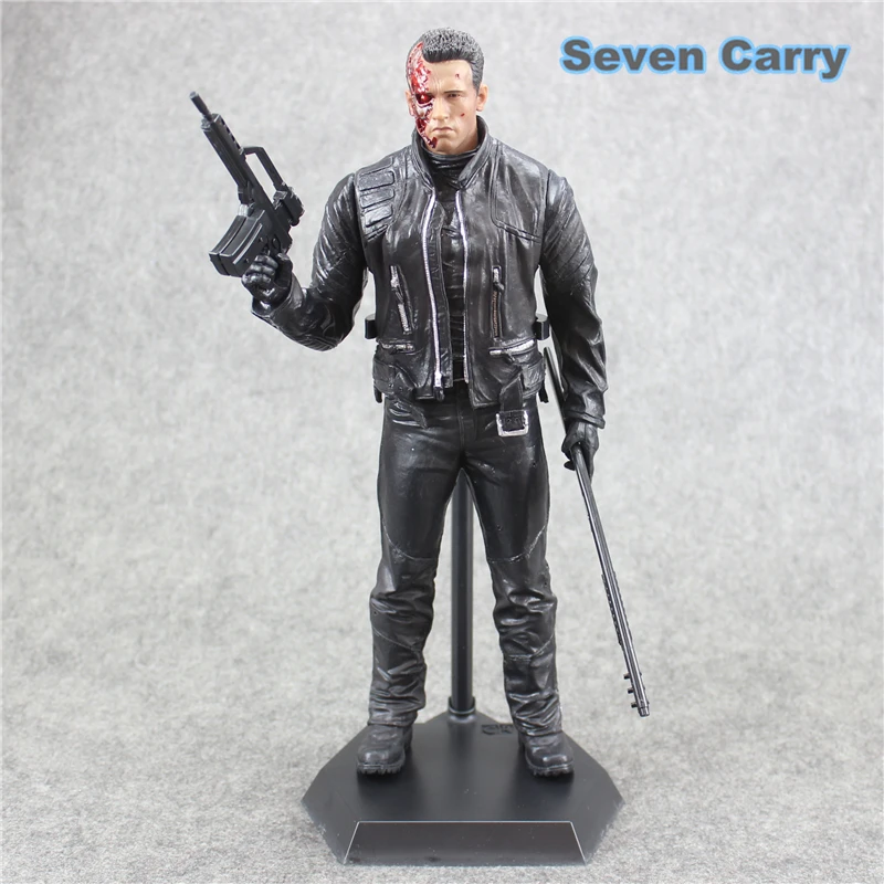 NECA The Terminator Genisys Arnold Schwarzenegger T-800 Battle Damage Ver ПВХ фигурка Коллекция Модель игрушки 35