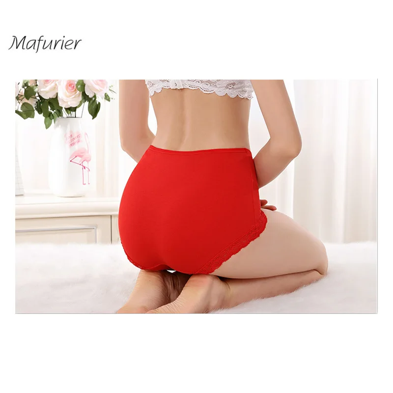Mafurier женские сексуальные хлопковые трусики с высокой талией мягкие трусы для