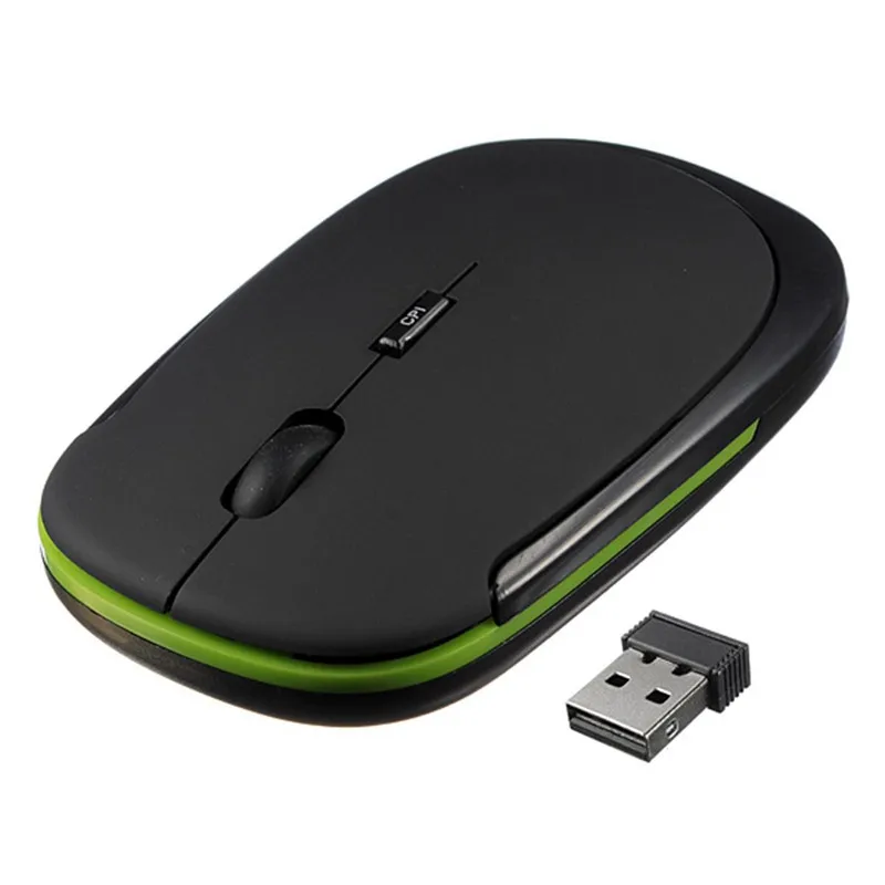 1 цена 5 цвет Slim Mini офис игровая мышь USB Беспроводной оптический Мышь для портативных ПК Win 7 Vista XP - Цвет: Черный