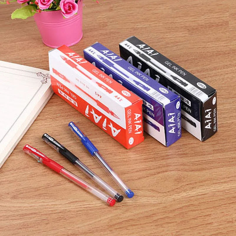 

1pcs Office Gel Pens Kawaii Stationery 0.5mm Cute Pens Novelty Stationery Gel Pen Student Writing Pen Kawaii School Supplies