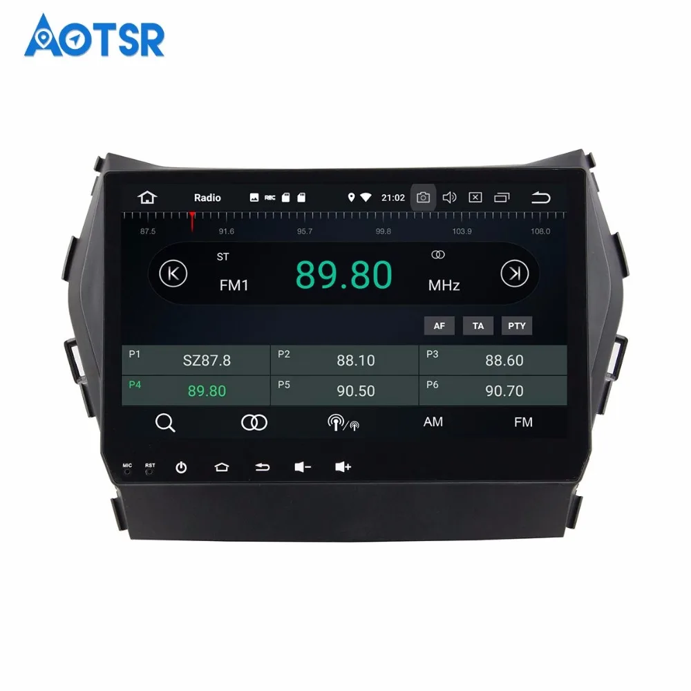 9 дюймов Android 7 1 8 0 Автомобильный GPS навигатор мультимедийный для Hyundai Santa Fe IX45 2013 2014