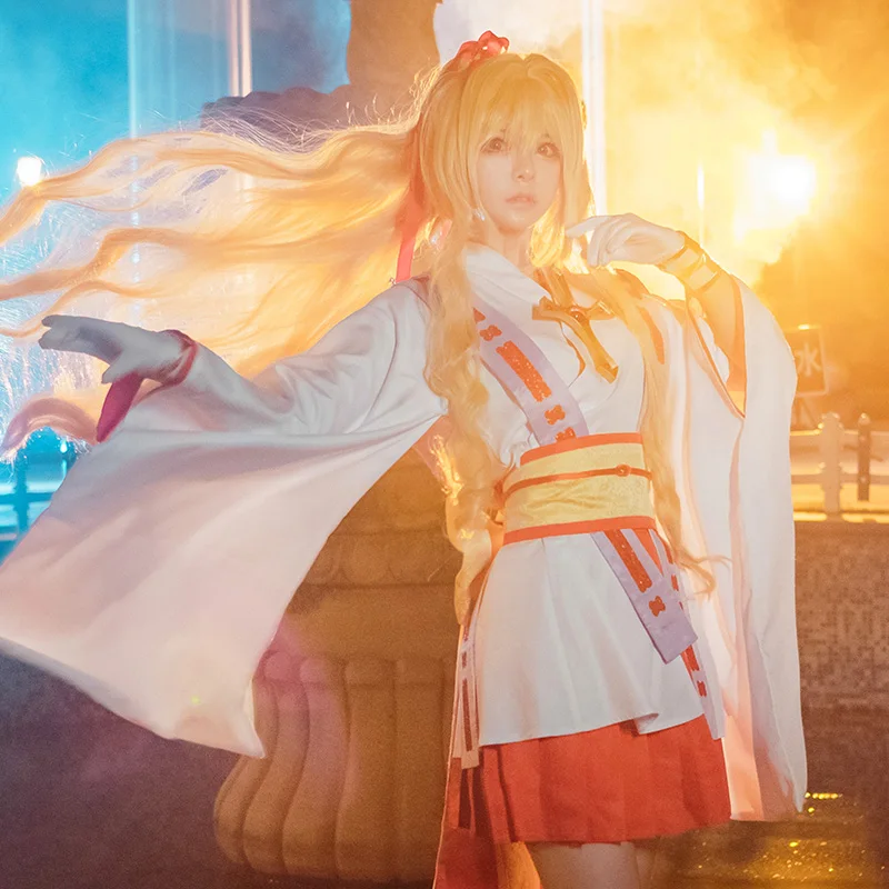 Kamikaze Kaitou Жанна кусакаби Марон Ангел кимоно униформа косплей костюм костюмы на