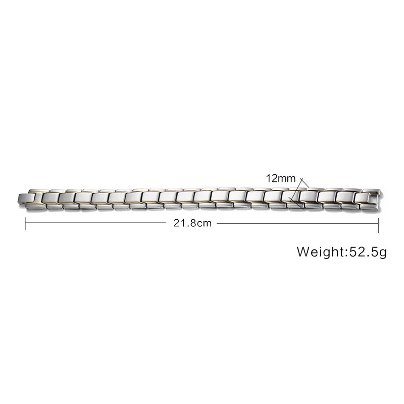 ZORCVENS модные магнитные украшения браслет для мужчин нержавеющая сталь забота о