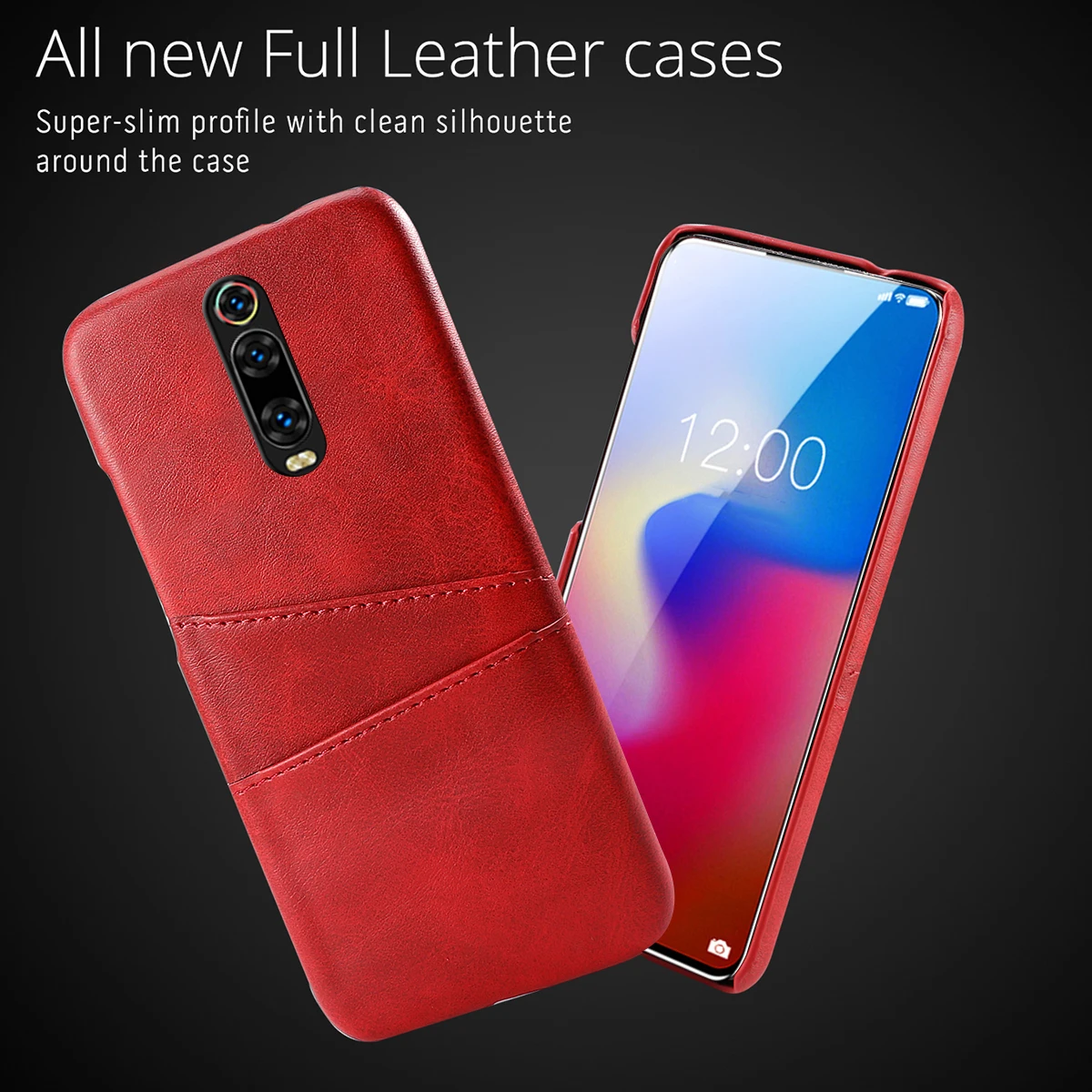 Чехол KEYSION из искусственной кожи для Xiaomi Redmi K20 Pro Mi 9T с отделениями карт защитная