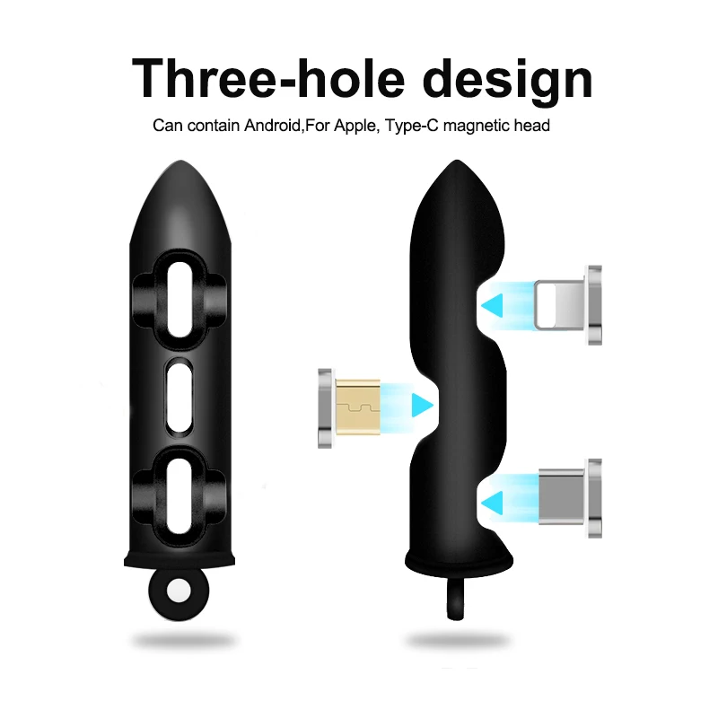 Магнитные кабельные разъемы SUNPHG портативный блок Type C Micro USB адаптер для быстрой