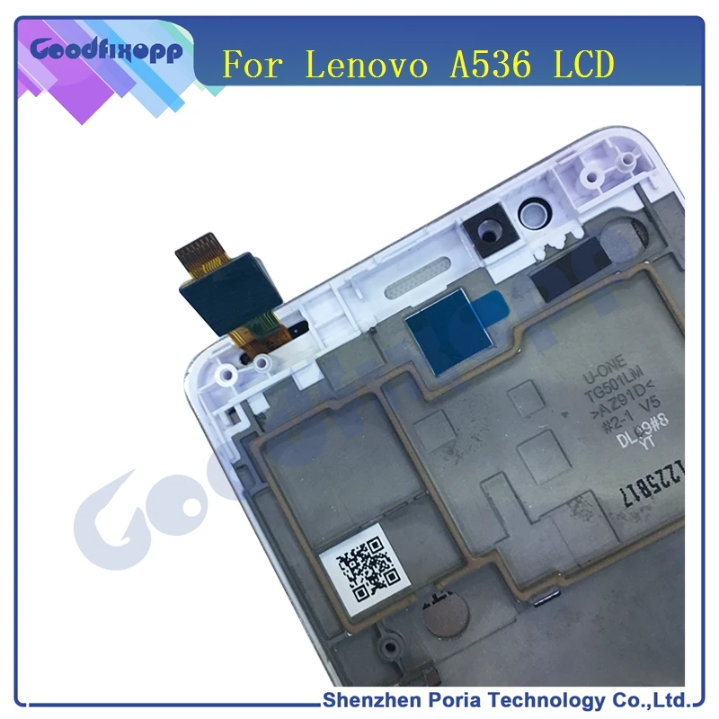 Для Lenovo A536 ЖК дисплей сенсорный экран дигитайзер в сборе оригинальный для замена